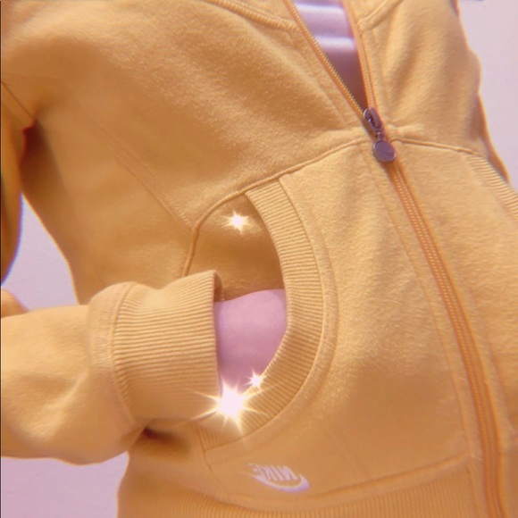 vintage, gold, cropped nike jacket - Picture 4 of 6